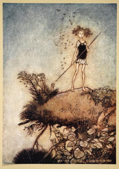 One aloof stand sentinel, illustration from 